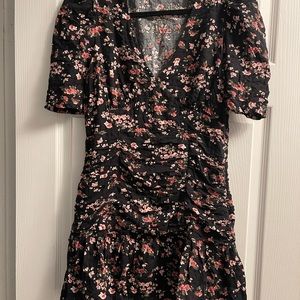 We’re All Pretty Girls floral mini dress v neck size L